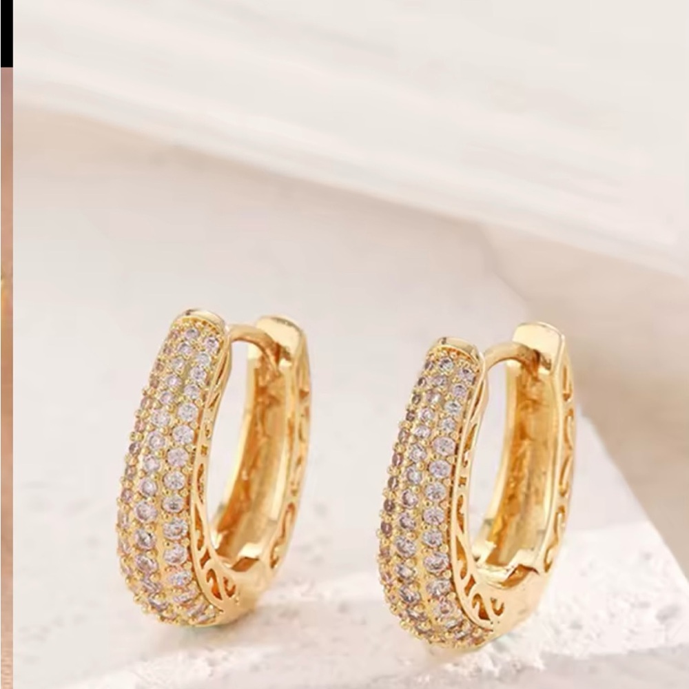 Elegant Gold Hoop Earrings